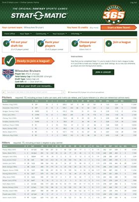 strat o'matic 365 login|strat o matic 365 baseball.